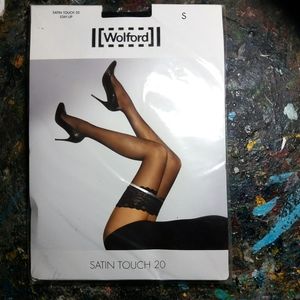 Wolford Satin Touch 20 Stay-Up Stockings S